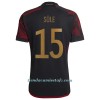 Camiseta de fútbol Alemania Sule 15 Segunda Equipación Mundial 2022 - Hombre